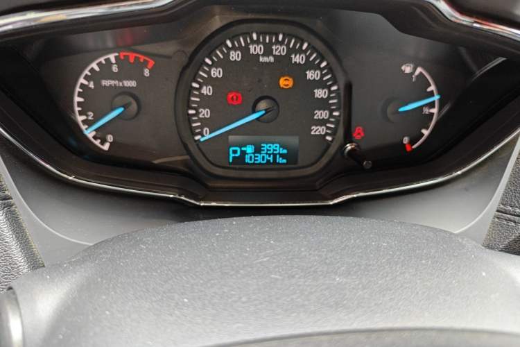 Used Ford Escort 2015 1.5L Automatic Fashion Model Odometer Close Up
