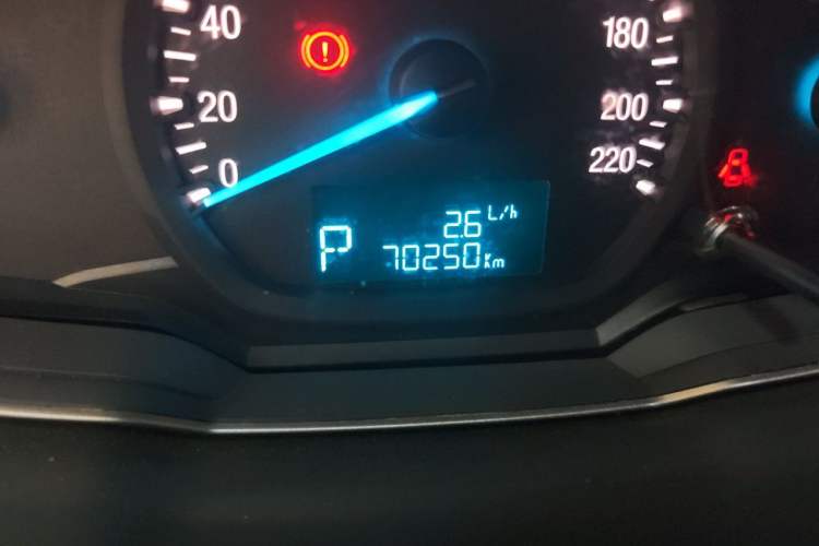 Used Ford Escort 2015 1.5L Automatic Comfort Edition Odometer Close Up