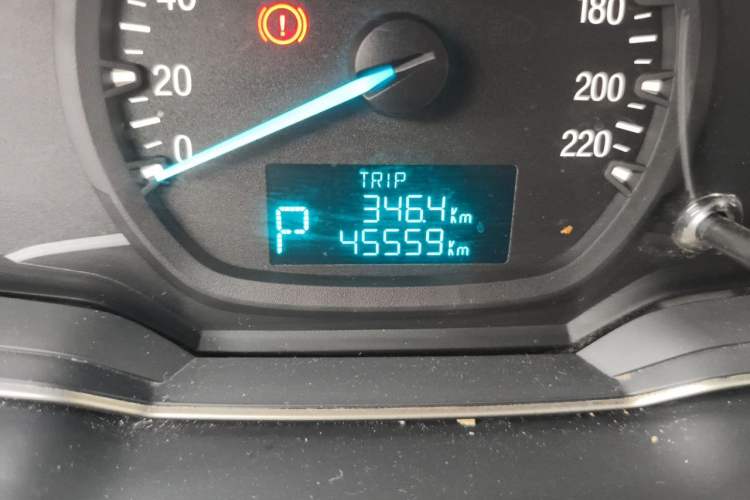 Used Ford Escort 2015 1.5L Automatic Comfort Edition Odometer Close Up