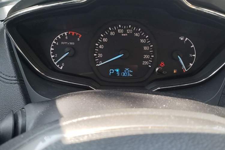 Used Ford Escort 2015 1.5L Automatic Fashion Model Odometer Close Up