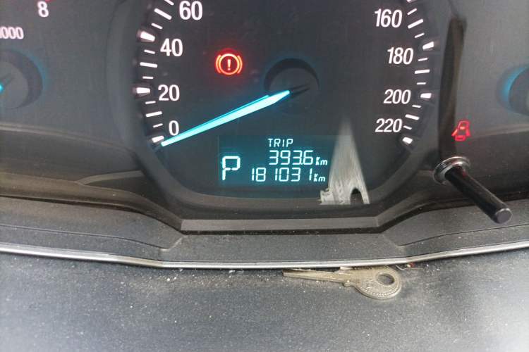 Used Ford Escort 2015 1.5L Automatic Comfort Edition Odometer Close Up