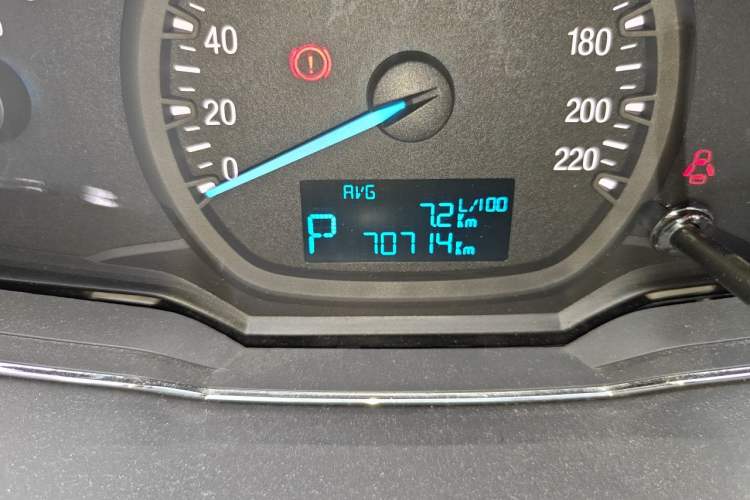 Used Ford Escort 2015 1.5L Automatic Fashion Model Odometer Close Up
