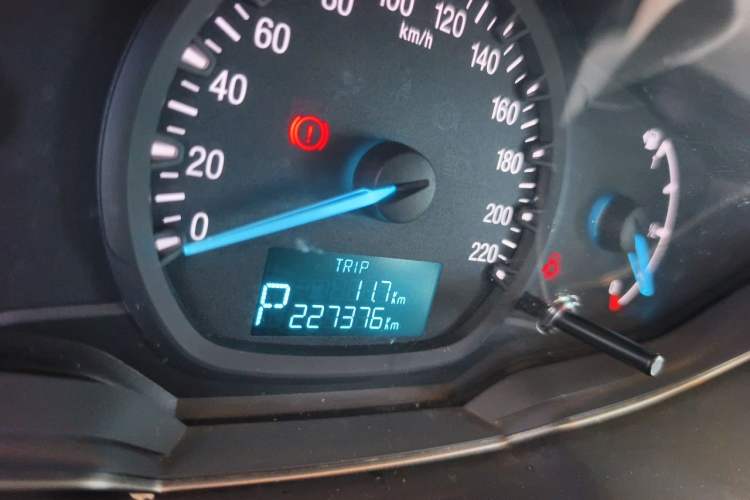 Used Ford Escort 2015 1.5L Automatic Comfort Edition Odometer Close Up