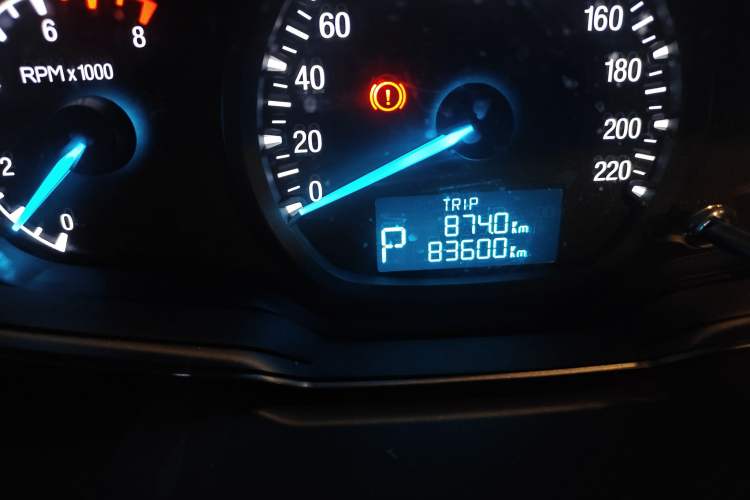 Used Ford Escort 2015 1.5L Automatic Comfort Edition Odometer Close Up