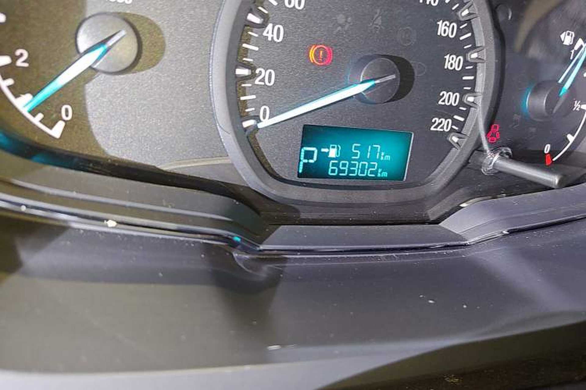 Used Ford Escort 2015 1.5L Automatic Fashion Model Odometer Close Up