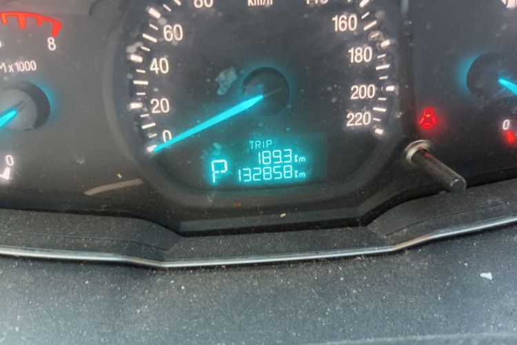 Used Ford Escort 2015 1.5L Automatic Comfort Edition Odometer Close Up