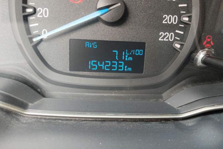Used Ford Escort 2015 1.5L Manual Comfort Model Odometer Close Up