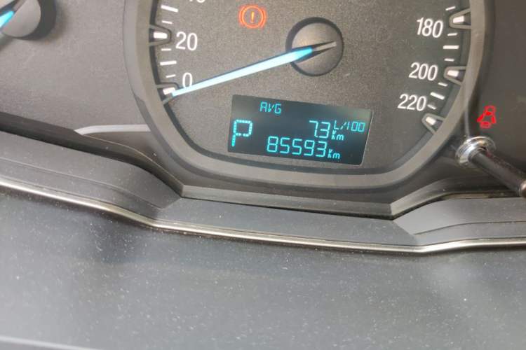 Used Ford Escort 2015 1.5L Automatic Comfort Edition Odometer Close Up