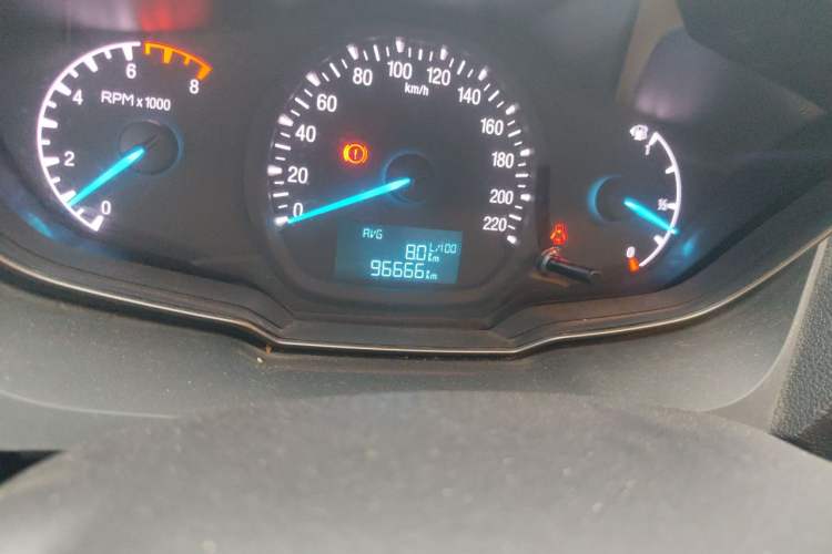 Used Ford Escort 2015 1.5L Automatic Comfort Edition Odometer Close Up