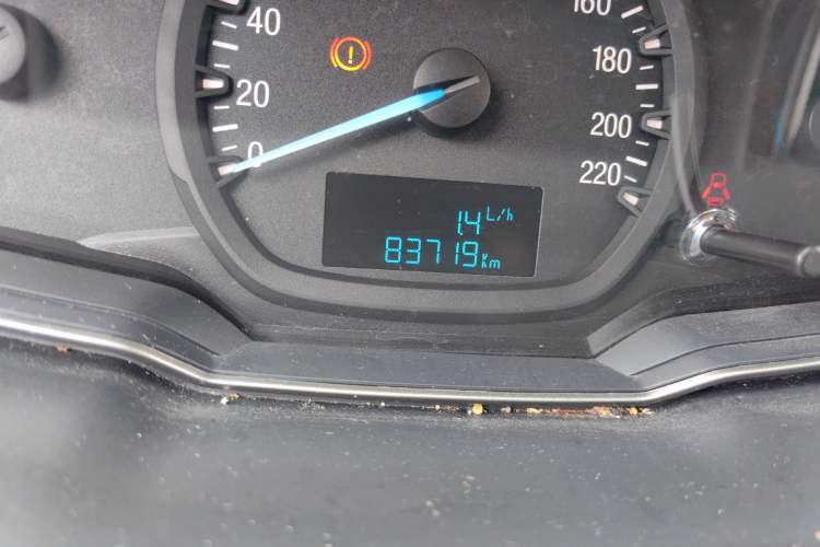 Used Ford Escort 2015 1.5L Manual Comfort Model Odometer Close Up