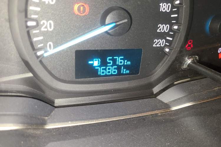 Used Ford Escort 2015 1.5L Manual Comfort Model Odometer Close Up