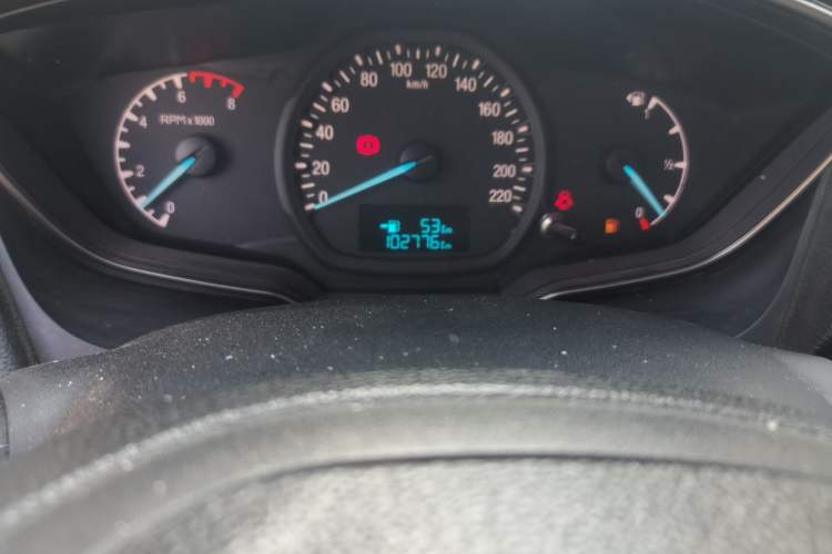 Used Ford Escort 2015 1.5L Manual Comfort Model Odometer Close Up