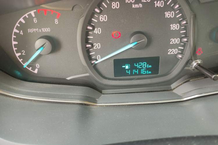 Used Ford Escort 2015 1.5L Manual Comfort Model Odometer Close Up