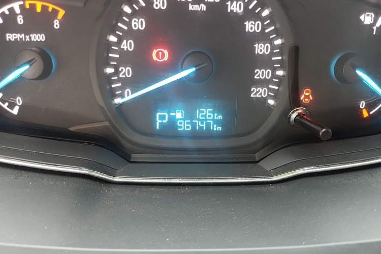 Used Ford Escort 2015 1.5L Automatic Fashion Model Odometer Close Up