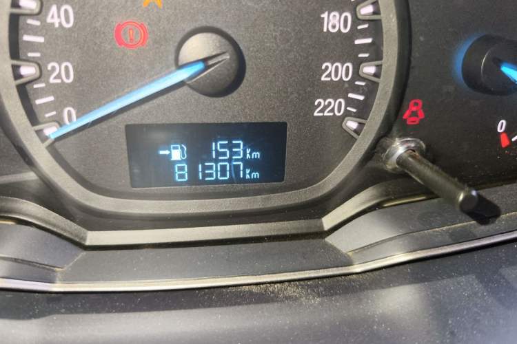 Used Ford Escort 2015 1.5L Manual Comfort Model Odometer Close Up
