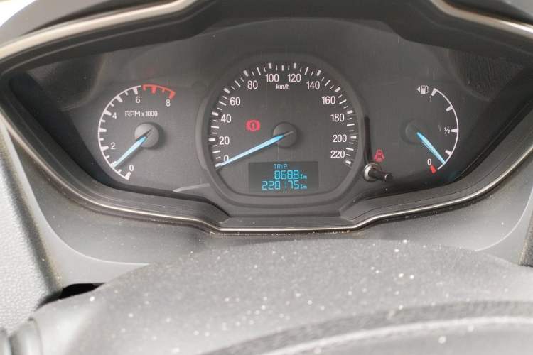 Used Ford Escort 2015 1.5L Manual Comfort Model Odometer Close Up