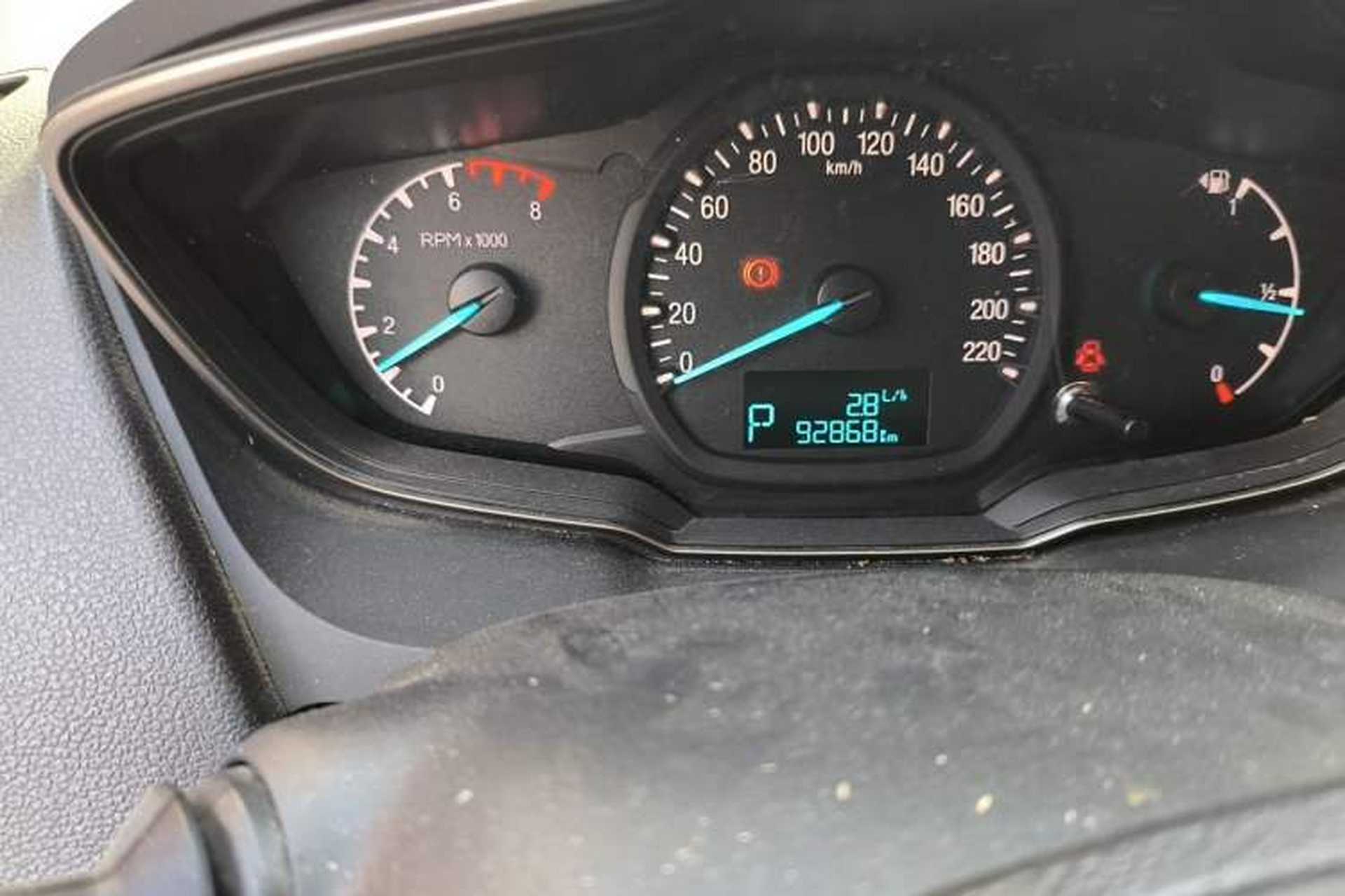Used Ford Escort 2015 1.5L Automatic Comfort Edition Odometer Close Up