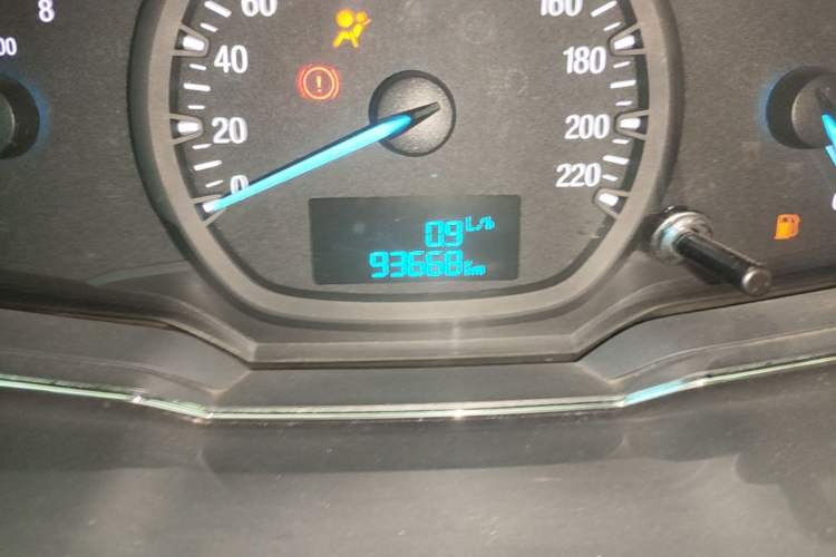 Used Ford Escort 2015 1.5L Manual Fashion Edition Odometer Close Up