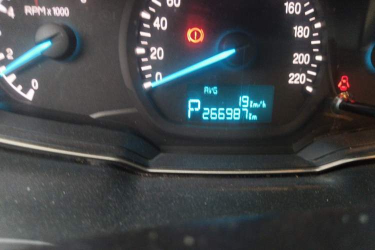Used Ford Escort 2015 1.5L Automatic Comfort Edition Odometer Close Up