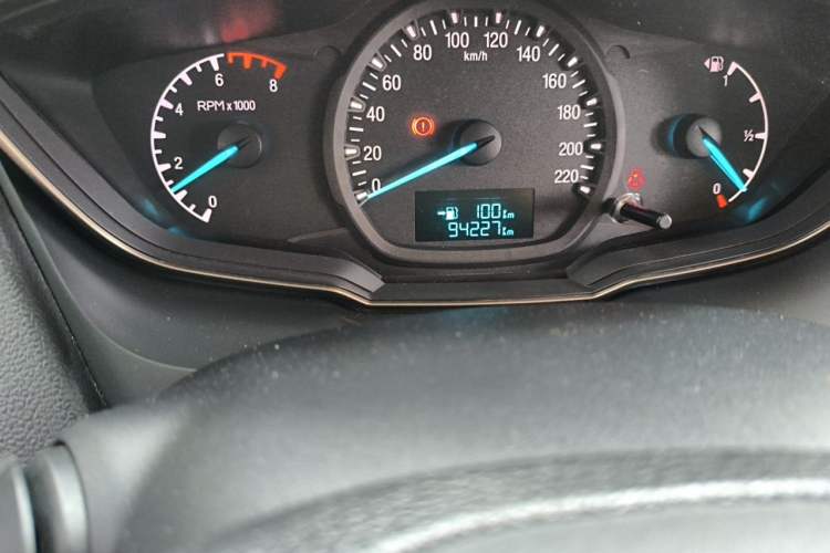 Used Ford Escort 2015 1.5L Manual Comfort Model Odometer Close Up