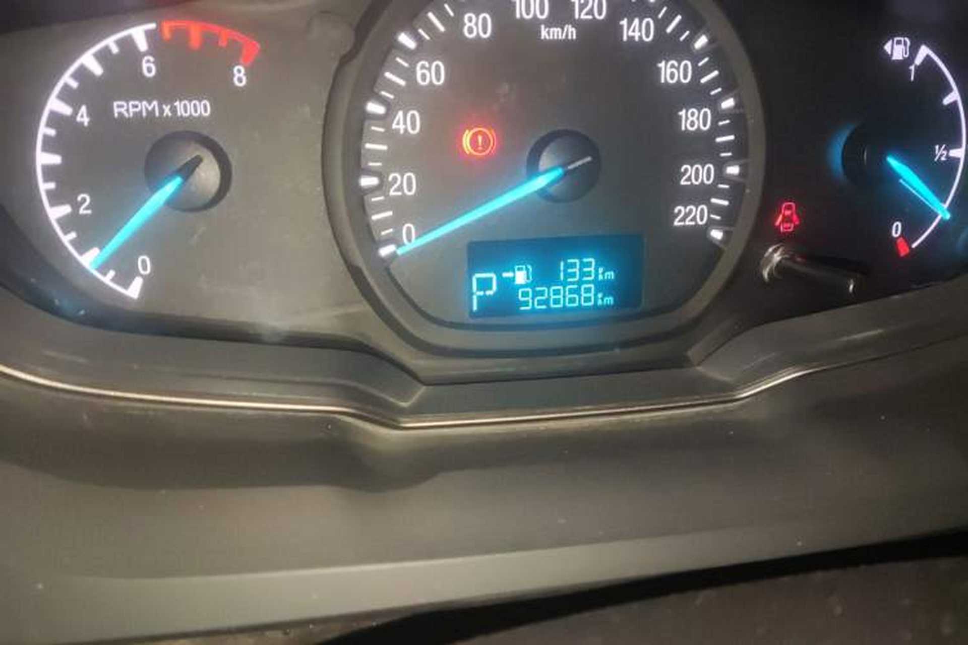 Used Ford Escort 2015 1.5L Automatic Comfort Edition Odometer Close Up