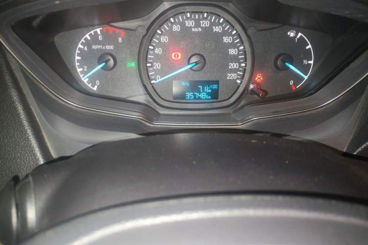 Used Ford Escort 2015 1.5L Manual Comfort Model Odometer Close Up