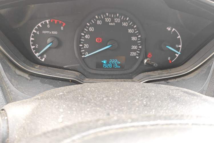 Used Ford Escort 2015 1.5L Manual Comfort Model Odometer Close Up