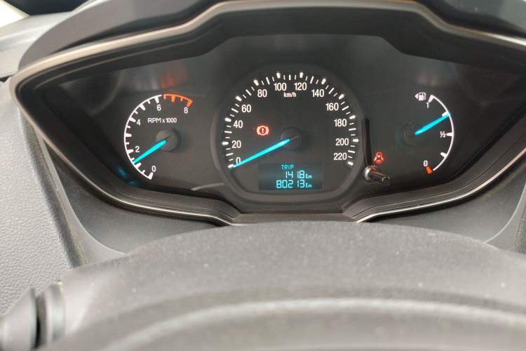 Used Ford Escort 2015 1.5L Manual Comfort Model Odometer Close Up
