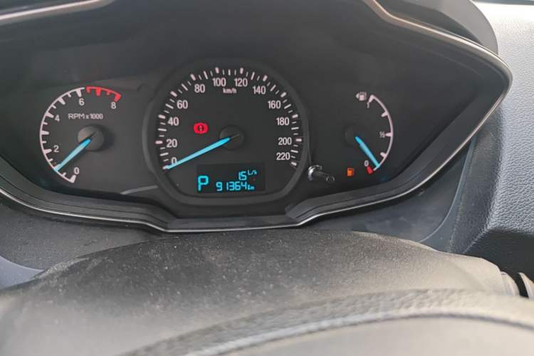 Used Ford Escort 2015 1.5L Automatic Comfort Edition Odometer Close Up