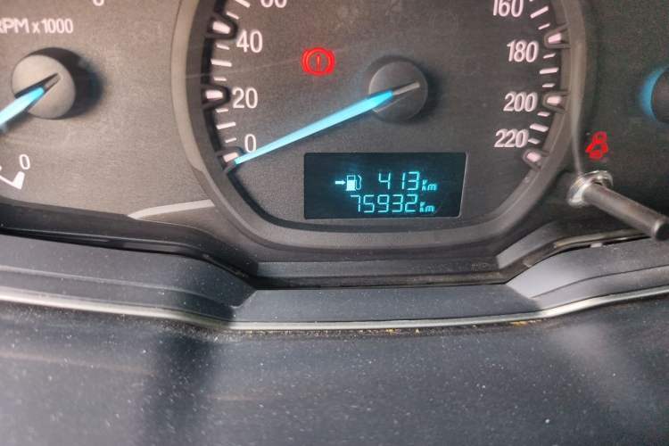 Used Ford Escort 2015 1.5L Manual Comfort Model Odometer Close Up