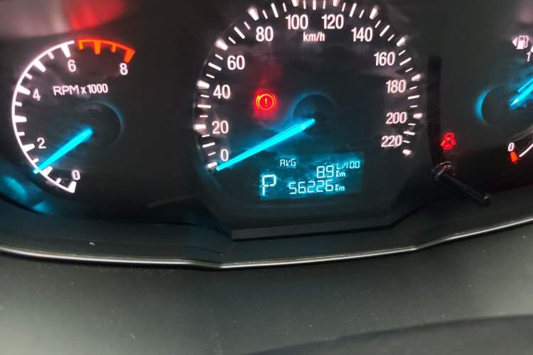 Used Ford Escort 2015 1.5L Automatic Comfort Edition Odometer Close Up