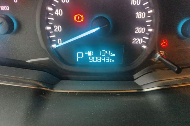 Used Ford Escort 2015 1.5L Automatic Comfort Edition Odometer Close Up