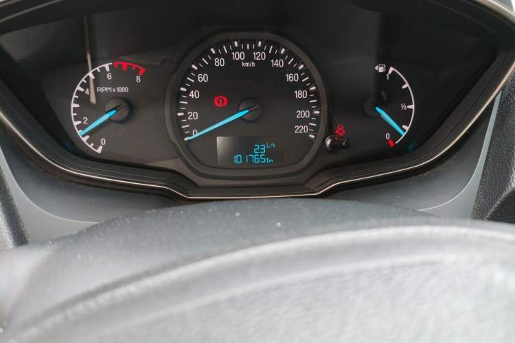 Used Ford Escort 2015 1.5L Manual Comfort Model Odometer Close Up