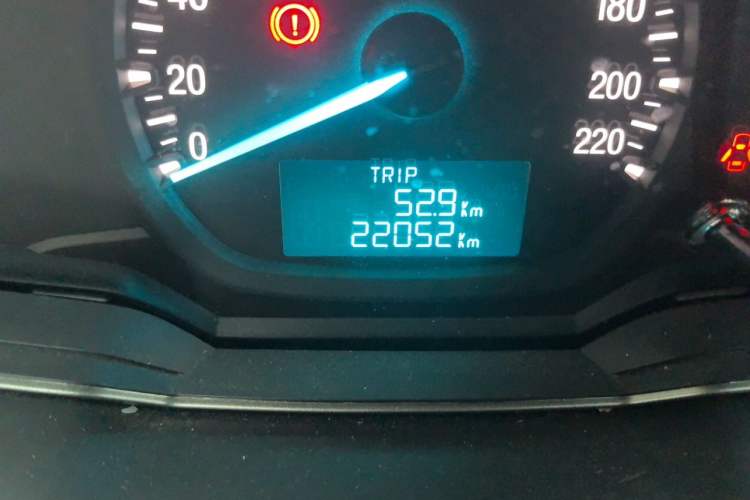Used Ford Escort 2015 1.5L Manual Comfort Model Odometer Close Up