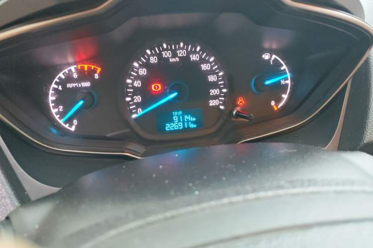 Used Ford Escort 2015 1.5L Manual Comfort Model Odometer Close Up