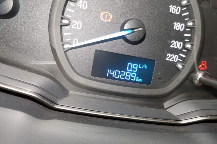 Used Ford Escort 2015 1.5L Manual Comfort Model Odometer Close Up