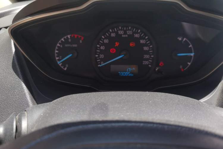 Used Ford Escort 2015 1.5L Manual Comfort Model Odometer Close Up