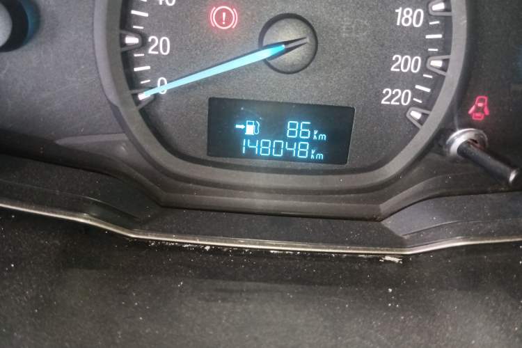 Used Ford Escort 2015 1.5L Manual Comfort Model Odometer Close Up