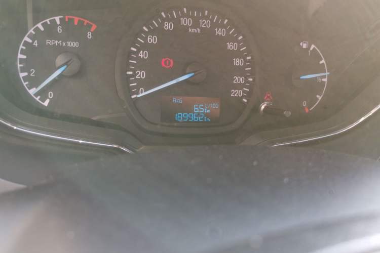 Used Ford Escort 2015 1.5L Manual Fashion Edition Odometer Close Up