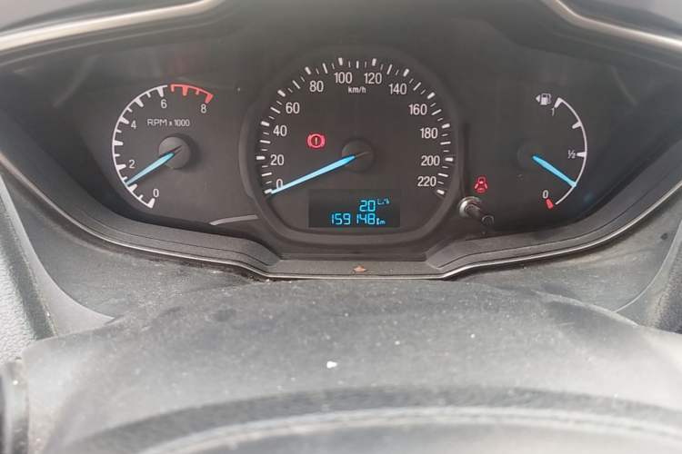 Used Ford Escort 2015 1.5L Manual Comfort Model Odometer Close Up