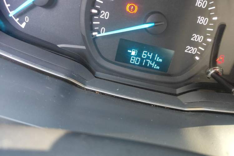 Used Ford Escort 2015 1.5L Manual Comfort Model Odometer Close Up