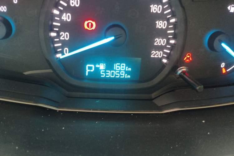 Used Ford Escort 2015 1.5L Automatic Comfort Edition Odometer Close Up