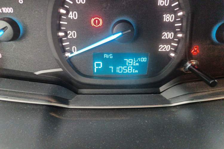 Used Ford Escort 2015 1.5L Automatic Comfort Edition Odometer Close Up