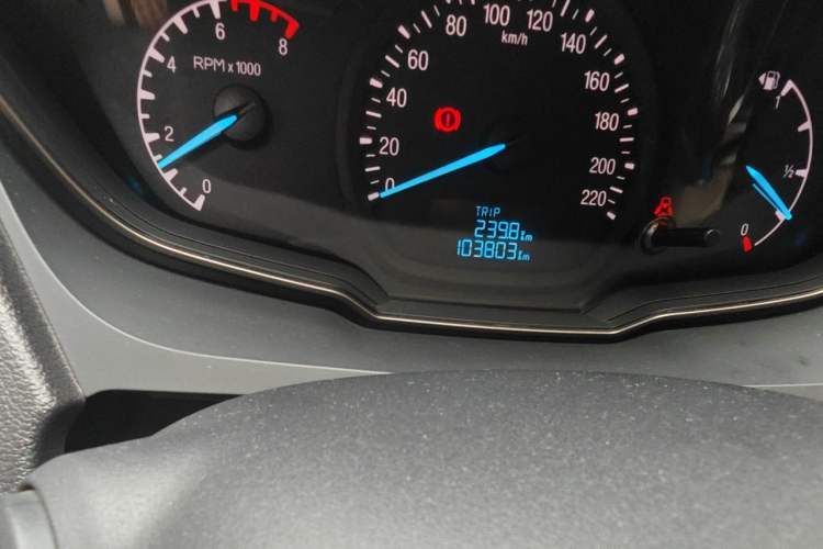 Used Ford Escort 2015 1.5L Manual Comfort Model Odometer Close Up