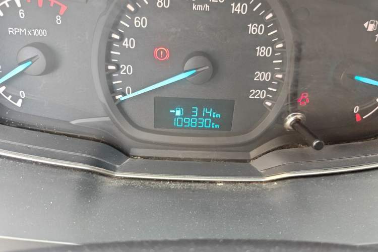 Used Ford Escort 2015 1.5L Manual Comfort Model Odometer Close Up