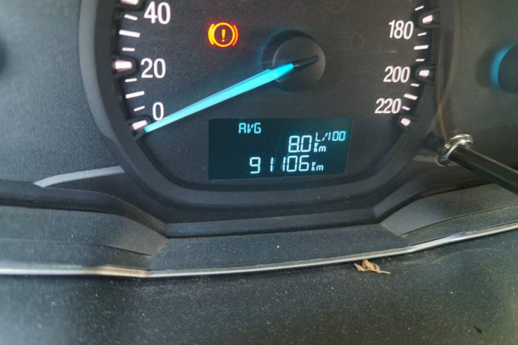 Used Ford Escort 2015 1.5L Manual Comfort Model Odometer Close Up