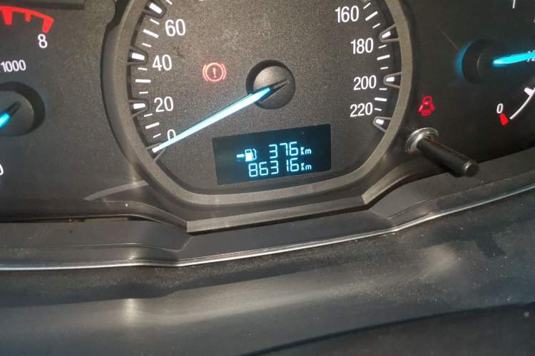 Used Ford Escort 2015 1.5L Manual Comfort Model Odometer Close Up