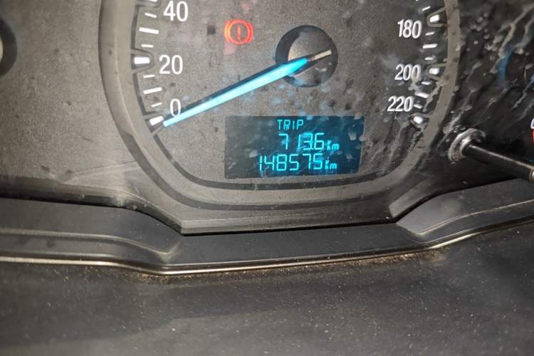 Used Ford Escort 2015 1.5L Manual Comfort Model Odometer Close Up