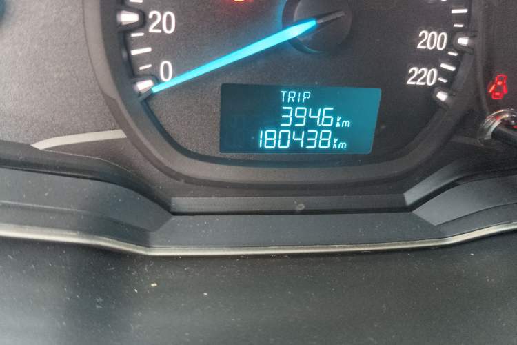 Used Ford Escort 2015 1.5L Manual Comfort Model Odometer Close Up