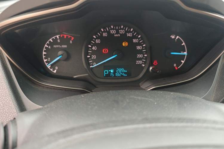 Used Ford Escort 2015 1.5L Automatic Comfort Edition Odometer Close Up